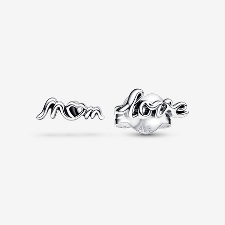 Pandora Moments Love Mom Stud Earrings