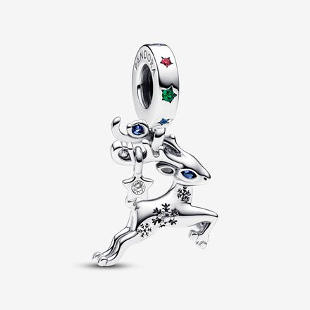 Pandora Moments Magical Christmas Reindeer Dangle Charm