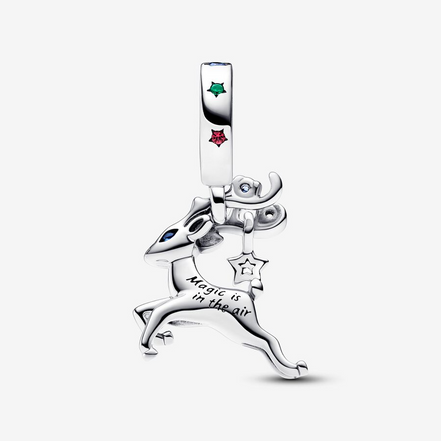 Pandora Moments Magical Christmas Reindeer Dangle Charm