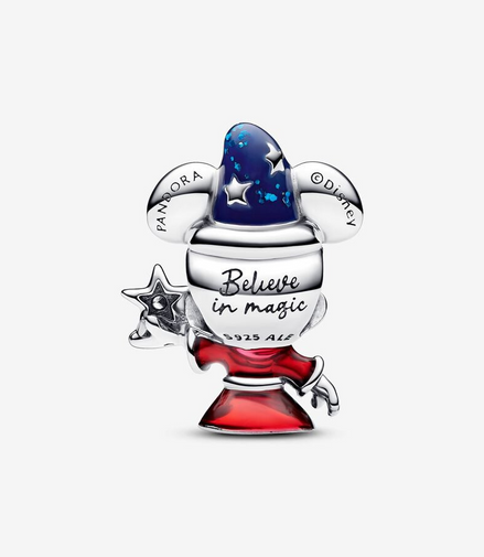 Disney Pandora "Believe In Magic" Sorcerer Apprentice Mickey Charm