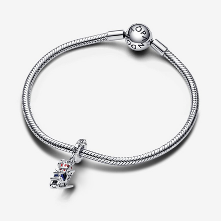 Pandora Moments Christmas Sleigh  Dangle Charm