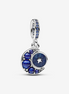 Pandora Moments Sparkling Moon Spinning Dangle Charm