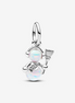 Pandora Moments Opalescent Snowman Dangle Charm
