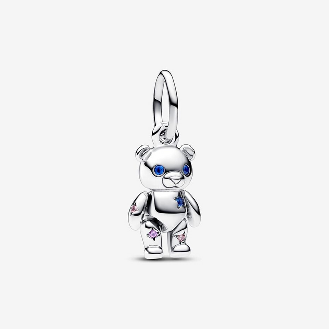 Pandora Moments Movable Teddy Bear Dangle Charm