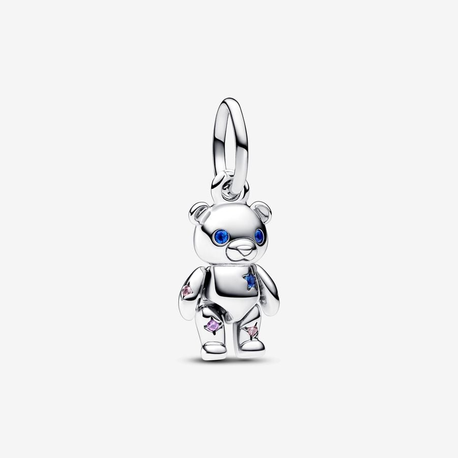 Pandora Moments Movable Teddy Bear Dangle Charm