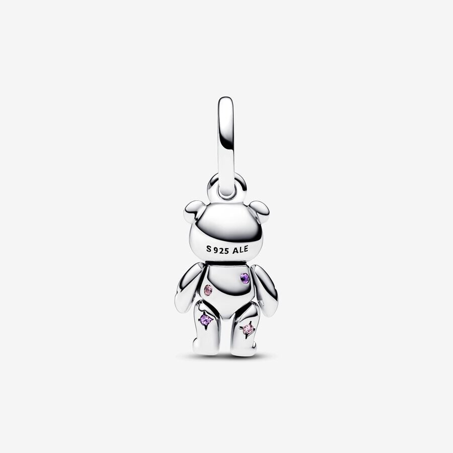 Pandora Moments Movable Teddy Bear Dangle Charm