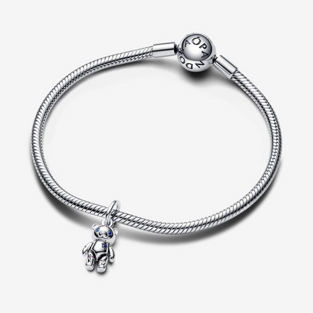 Pandora Moments Movable Teddy Bear Dangle Charm