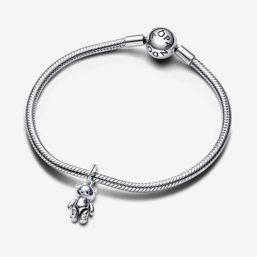 Pandora Moments Movable Teddy Bear Dangle Charm