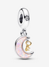 Pandora Moments Two-Tone Key & Moon Dangle Charm