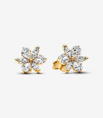 Pandora Timeless Sparkling Herbarium Cluster Stud Earrings