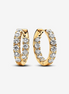 Pandora Timeless Sparkling Row Eternity Hoop Earrings