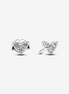 Pandora Timeless Triple Stone Heart Stud Earrings