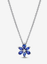 Pandora Timeless Sparkling Blue Herbarium Cluster Pendant Necklace 45 cm
