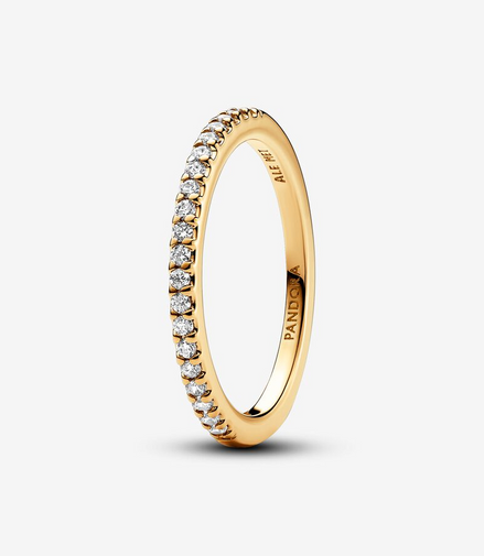 Pandora Timeless Sparkling Band Ring Size 7