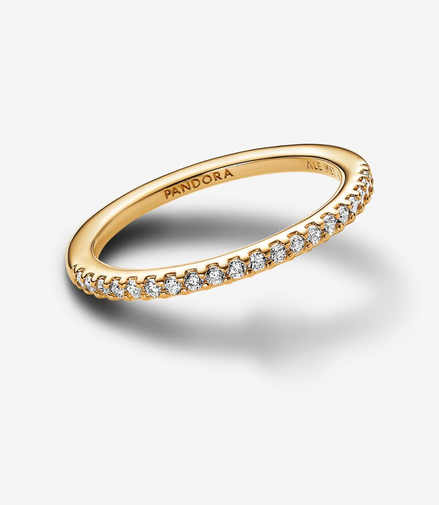 Pandora Timeless Sparkling Band Ring Size 7.5