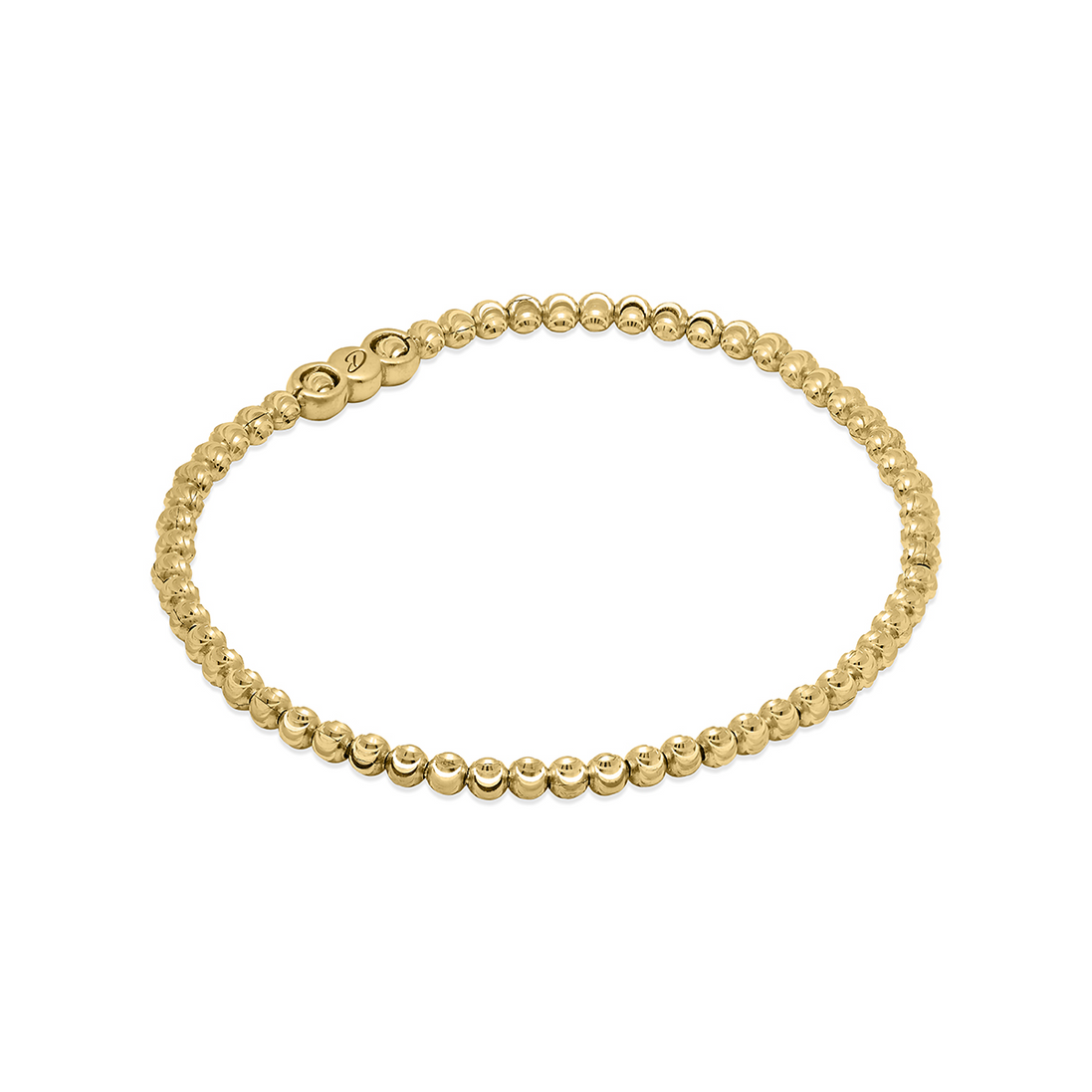 Desmos 18K Gold Plated Elastic Moon Bracelet 7"