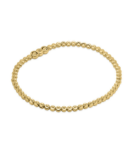 Desmos 18K Gold Plated Elastic Moon Bracelet 7"