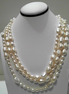 Imperial Pearl Sterling Silver And Freshwater Cultured Pearl 3 Strand Necklace