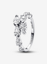 Pandora Timeless Sparkling Overlapping Band Ring Size 7