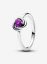 Pandora Moments February Purple Eternity Circle Ring Size 7.5