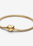 Pandora Moments Heart Clasp Snake Chain Bracelet Size 21