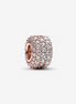 Pandora Moments Sparkling Pavé Triple-Row Charm