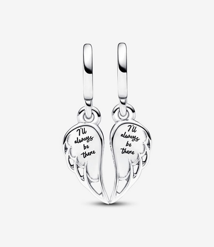 Pandora Moments Sparkling Splitable Angel Wings Dangle Charm
