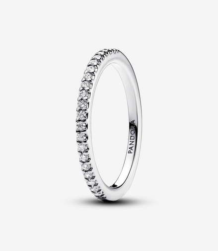 Pandora Timeless Sparkling Band Ring Size 8.5
