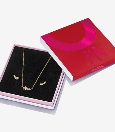 Pandora Shooting Star Pavé Jewelry Gift Set
