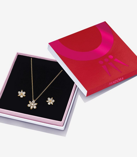 Pandora Sparkling Herbarium Jewelry Gift Set