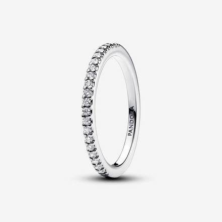 Pandora Timeless Sparkling Band Ring Size 5