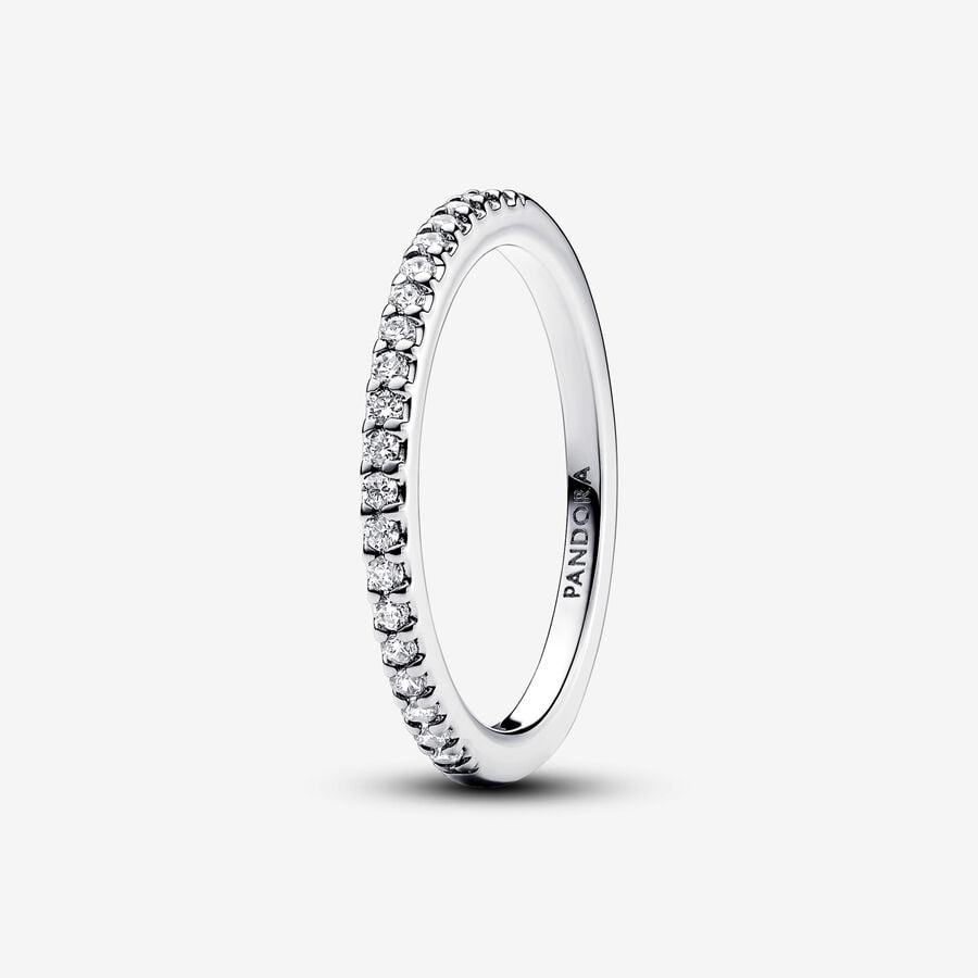 Pandora Timeless Sparkling Band Ring Size 5