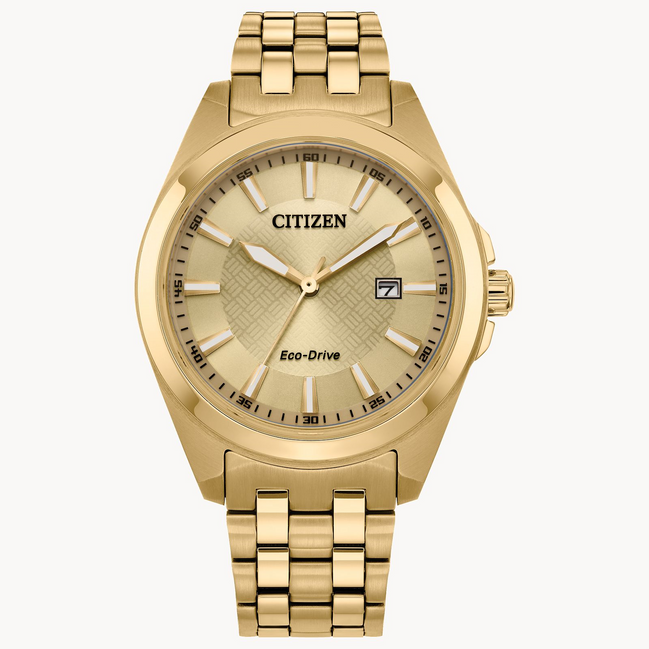 Citizen Classic Peyten Eco-Drive Gold-Tone Champagne Dial Bracelet  Watch