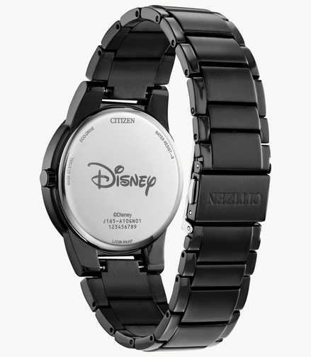 Citizen Eco-Drive Mickey Fiesta Black Stainless Steel Bracelet