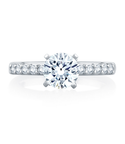 A.Jaffe Timeless Classic Double Prong Engagement Ring
