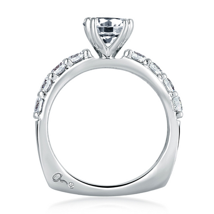A.Jaffe Timeless Classic Double Prong Engagement Ring