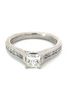 Diamond Princess Cut Engagement Ring .77ct Center Stone