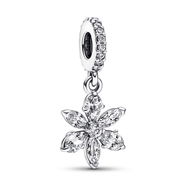 Pandora Timeless Sparkling Herbarium Cluster Dangle Charm