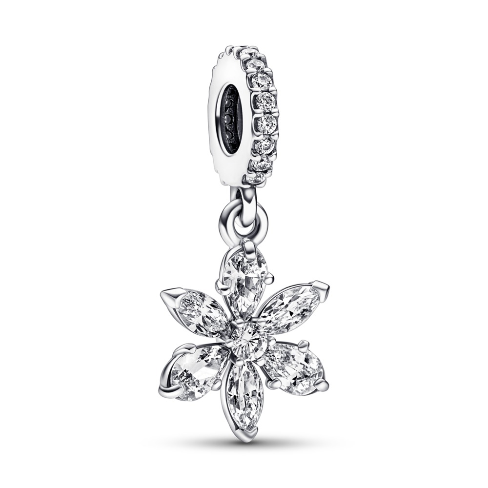 Pandora Timeless Sparkling Herbarium Cluster Dangle Charm