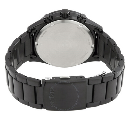 Citizen Men's Tactical Chronograph Eco-Drive Black Stainless Steel Bracelet Watch