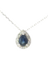 Sapphire and Diamond Necklace
