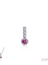 Lafonn 0.17 CTW Simulated Diamond And Alexandrite June Birthstone Love Pendant