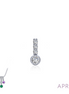 Lafonn 0.17 CTW Simulated Diamond April Birthstone Love Pendant