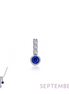 Lafonn 017 CTW Simulated Diamond And Lab Grown September Birthstone Love Pendant