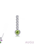 Lafonn 0.32 CTW Simulated Diamond And Simulated Peridot August Birthstone Love Pendant