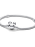 Pandora Moments Disney Mickey Mouse Clasp Snake Chain Bracelet Size 17