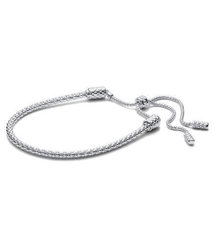 Pandora Moments Studded Chain Slider Bracelet Size 2