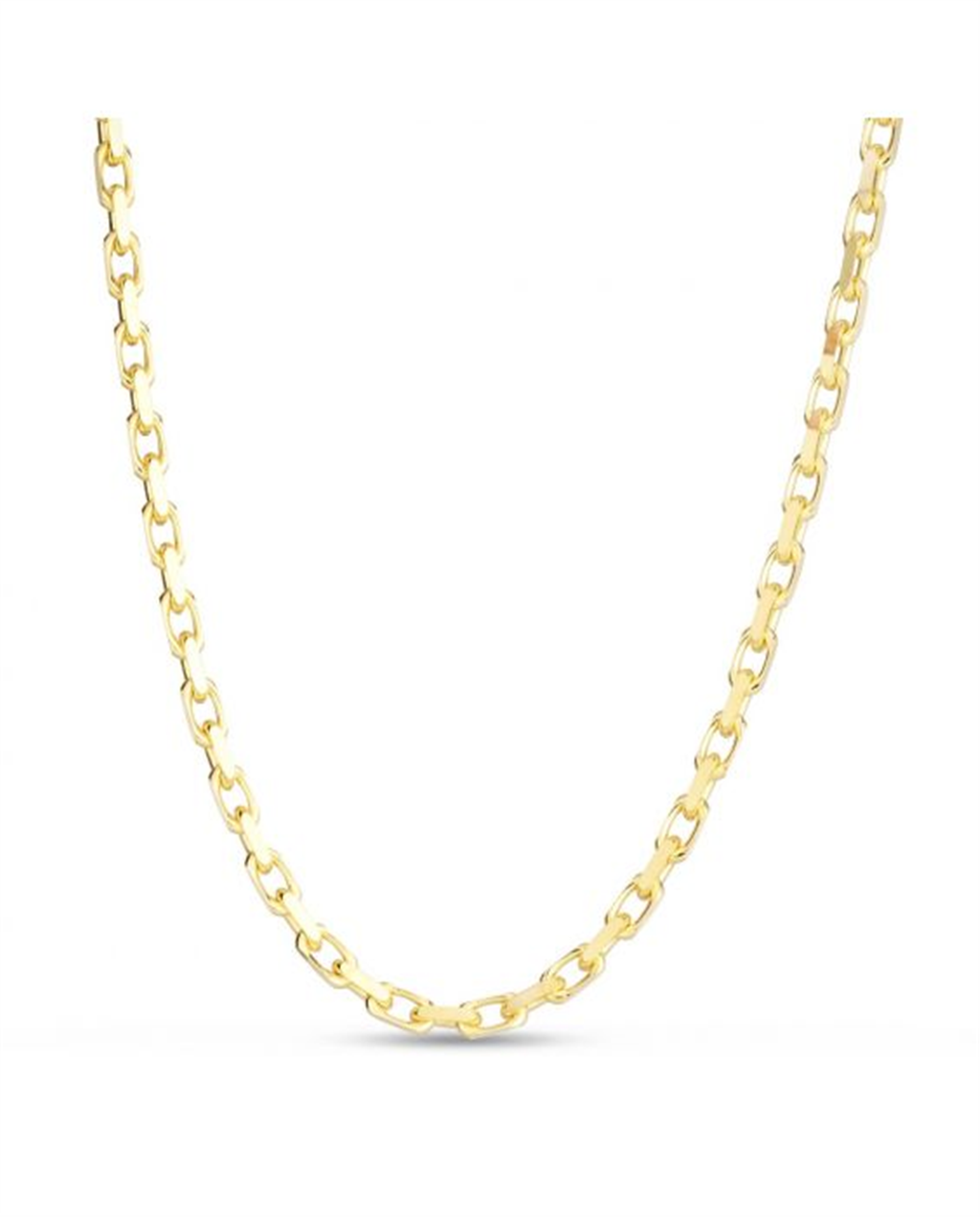 Gents 14K Yellow Gold French Cable Chain