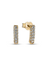 Pandora Timeless Pavé Single-Row Bar Stud Earrings