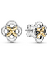 Pandora Moments Two-tone Flower Stud Earrings